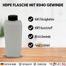 Leerflasche Plastikflasche Flasche 1 Liter Kunststoff mit...