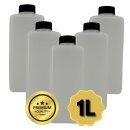 5 Stück Leerflasche Plastikflasche Flasche 1 Liter...