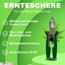 Grow Ernte Helfer I Taschenmikroskop mit LED + Ernteschere + Akkus I Ernte Komplett Set Grower Zubehör für Growbox Cannabis Anbau ernten Erntezeitpunkt erkennen