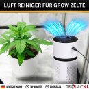 Mini Luftreiniger Hepa Filter für Growbox Grow Grower Zelt Zelte Boxen Schrank Lüfter mit Filter