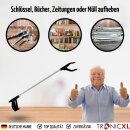 5x Greifzange mit Magnet Müllzange Greifhilfe Metall Greifer Picking Aid für Senioren Müll