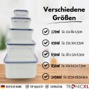 20 Teile Frischhaltedosen Set 10 Dosen mit 10 Deckel...