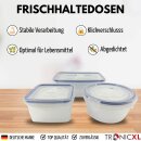 Frischhaltedosen Set I 8 Dosen mit 8 Deckel Klick...