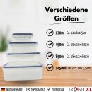 32 Teile Frischhaltedosen Set 16 Dosen mit 16 Deckel Klick Frischhaltedose Kunststoff Vorratsdosen spülmaschinenfest