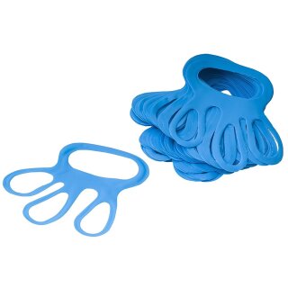 50 STÜCK Profi Fingerlinge Fingerfix Handschuhspanner blau