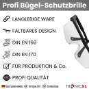 Profi Bügel Schutzbrille faltbar DIN EN 166 DIN EN 170 UV-Schutz beschlagfrei Bügelbrille Sicherheitsbrille