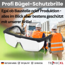 10 Stück Profi Bügel Schutzbrille faltbar DIN...