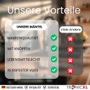 10 Stück XL Einweg Vlies Mantel Vliesmantel für Besucher Produktion etc. Einwegkittel Schutzkittel Einmal