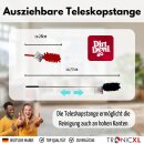 TronicXL für Dirt Devil 3er Pack Staubwedel Staubwischer mit Teleskopstange Teleskop Staub Wischer lang ausziehbar biegsam biegbar