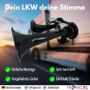 Luft Horn LKW 24V Drucklufthorn E9 Zulassung TGV AIR HORN Signalhorn Doppel für LKW Boot Traktor