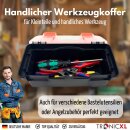 Werkzeugkoffer aus robustem Kunststoff mit Kleinteilemagazin Werkzeug Koffer Kiste leer klein Werkzeugkiste Angelbox