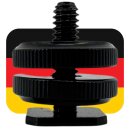 20 Stück Adapter für Double Layer Blitzschuhadapter 1/4 Zoll Schraube Kamera Cold Hot Shoe 1/4" für Stativ gewinde auf Blitzschuh Sonderposten Restposten Foto Elektro