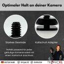 20 Stück Adapter für Double Layer Blitzschuhadapter 1/4 Zoll Schraube Kamera Cold Hot Shoe 1/4" für Stativ gewinde auf Blitzschuh Sonderposten Restposten Foto Elektro