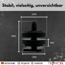 20 Stück Adapter für Double Layer Blitzschuhadapter 1/4 Zoll Schraube Kamera Cold Hot Shoe 1/4" für Stativ gewinde auf Blitzschuh Sonderposten Restposten Foto Elektro