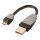 USB 2.0 Kabel USB A male - Micro-B male rund 0.10 m Schwarz