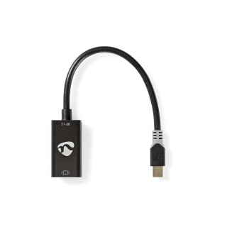 Mini DisplayPort - HDMI-Kabel | Mini DisplayPort-Stecker  -  HDMI™-Ausgang | 0,2 m | Anthrazit