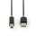 USB 2.0-Kabel | A-Stecker  -  B-Stecker | 2,0 m | Anthrazit