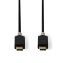 USB 3.1-Kabel (1. Gen) | Stecker Typ C  -  Stecker Typ C | 1,0 m | Anthrazit