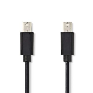 Mini DisplayPort Kabel | Mini DisplayPort-Stecker - Mini DisplayPort-Stecker | 2,0 m | Schwarz