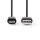 Daten- und Ladekabel | Apple Lightning, 8-poliger Stecker - USB-A-Stecker | 3,0 m | Schwarz