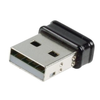 WLAN USB-Adapter N150 2.4 GHz Schwarz/Metall