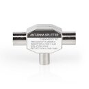 Koax-Adapter | IEC (Koax)-Stecker  -  2x IEC (Koax)-Buchse