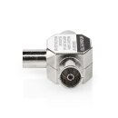 Koax-Adapter | IEC (Koax)-Stecker  -  2x IEC (Koax)-Buchse