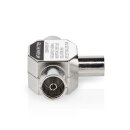 Koax-Adapter | IEC (Koax)-Stecker  -  2x IEC (Koax)-Buchse