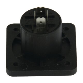 Stecker Speaker 4-Pin Female PVC Schwarz