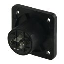 Stecker Speaker 4-Pin Female PVC Schwarz