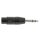 XLR-Adapter XLR 3-pol. female - 6.35 mm male Schwarz