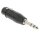 XLR-Adapter XLR 3-pol. female - 6.35 mm male Schwarz