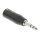 XLR-Adapter XLR 3-pol. male - 6.35 mm male Schwarz