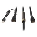 High Speed HDMI Kabel mit Ethernet HDMI Anschluss - HDMI Anschluss 40 m Schwarz