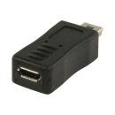 USB 2.0 Adapter Mini 5-pol. male - Micro-B Kupplung Schwarz