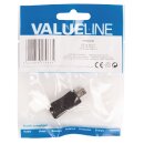 USB 2.0 Adapter Mini 5-pol. male - Micro-B Kupplung Schwarz