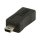 USB 2.0 Adapter Mini 5-pol. male - Micro-B Kupplung Schwarz