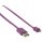 USB 2.0 Kabel USB A male - Micro-B male flach 1.00 m Lila