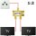 Vergoldeter Digital 2-fach Antennenverteiler 3D 4K HD gold F-Splitter