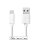 Daten- und Ladekabel | Apple Lightning, 8-poliger Stecker - USB-A-Stecker | 1,0 m | Weiß